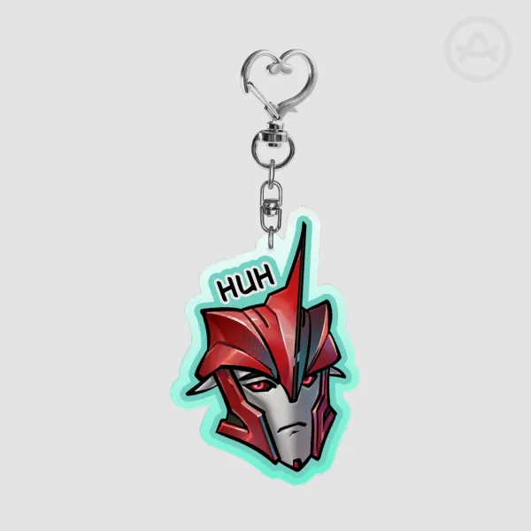 Knock Out Acrylic Keychain