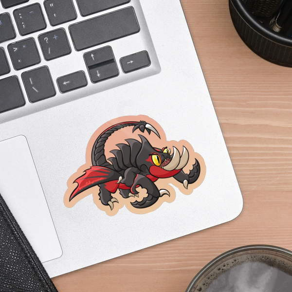 Deathgripper HTTYD Colored Edge Die Cut Sticker