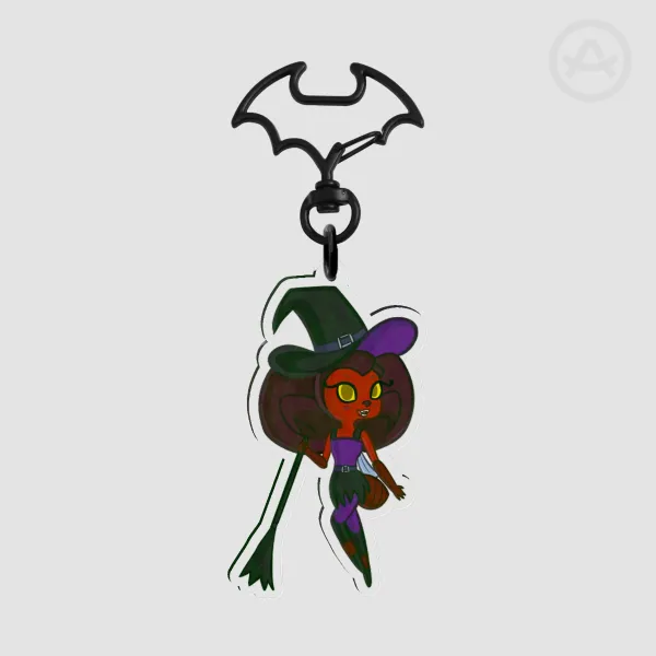 Elementom - Cinder Witch Acrylic Keychain