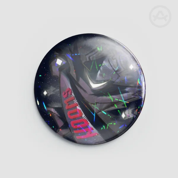 Roaring Knight Round Badges (Button Pins)
