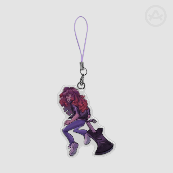 Marty Friedman Epoxy Acrylic Keychain
