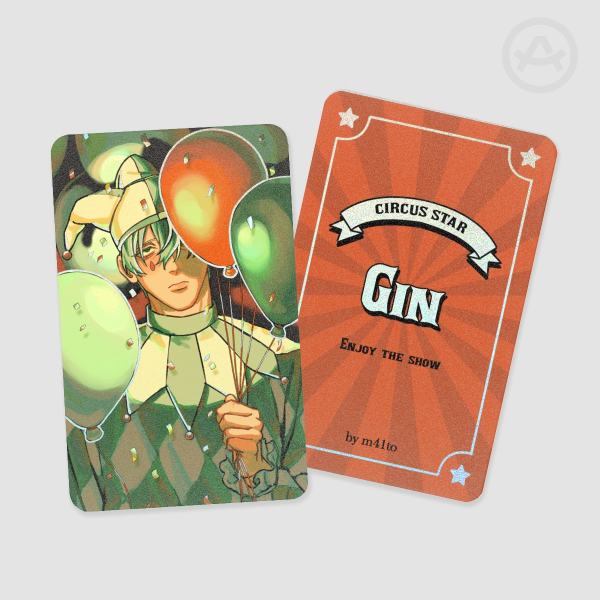 Clown Gin - Holographic Photocards