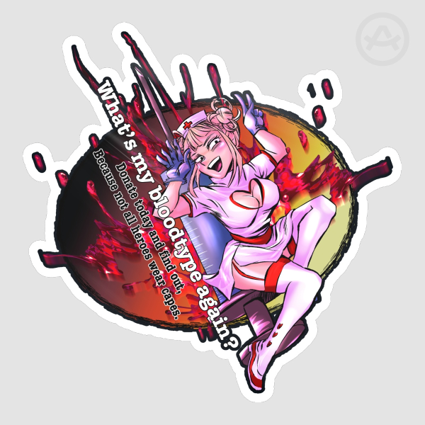 What's my Blood-type again? | Die Cut Stickers