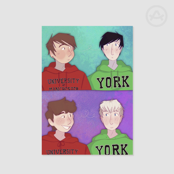 uni hoodie print