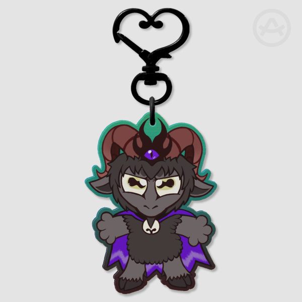 Goat - Wood Keychain