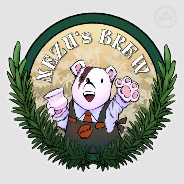 Nezu's Brew | Vinyl Die Cut Stickers