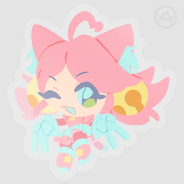PINK Mew Mew Sticker