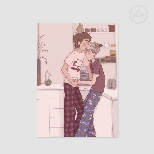 morning coffee print