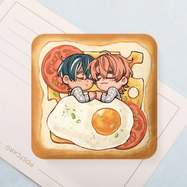 Toast GinSal - Square Plush Badges