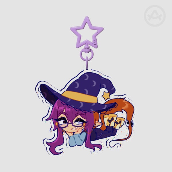 Glitter acrylic squirm(artist Lymerikk)