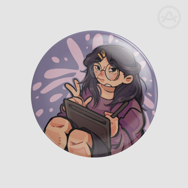 OC Button Pin/Badge (Sam)