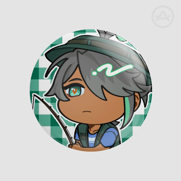 Alhaitham Round Badge (Button Pins)