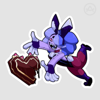 Plushee - Bunny Gift Sticker