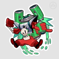 MR.BONES - POP OPEN A COLD ONE! Sticker