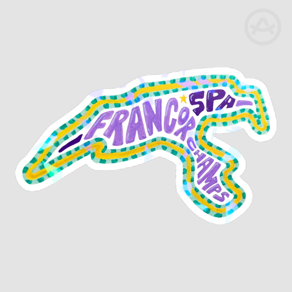 Spa-Francorchamps Circuit Die Cut Sticker