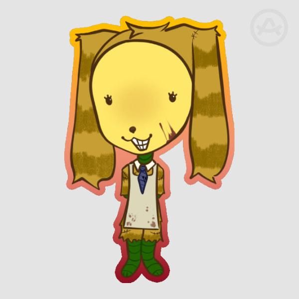 [TWF] Pumpkin Rabbit Sticker