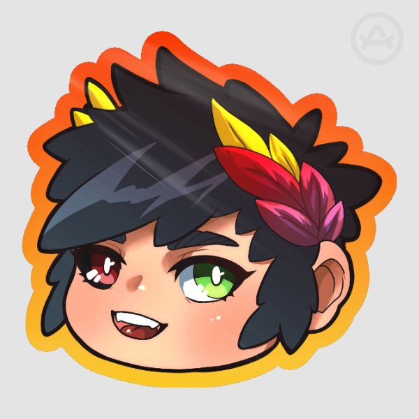 Colored Edge Die Cut Stickers