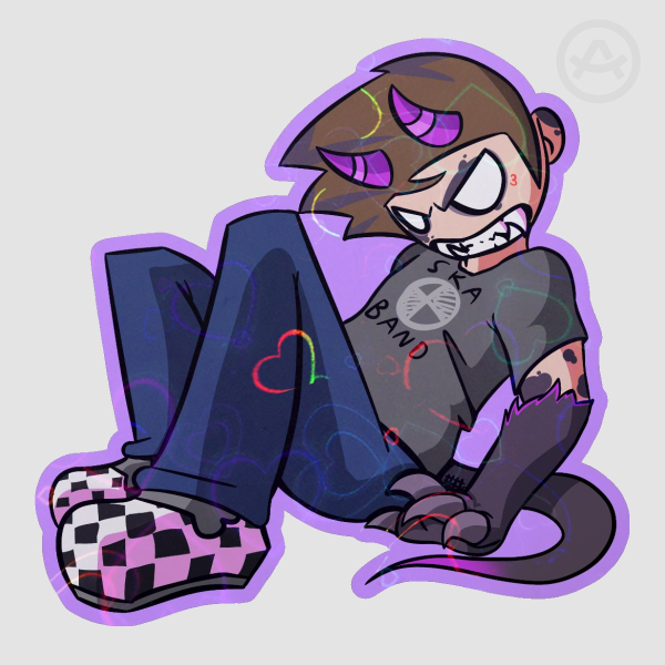 Semi-Transformed Monster Tom Sticker