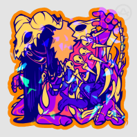 False Idol Bright Palette Colored Edge Holo Sticker