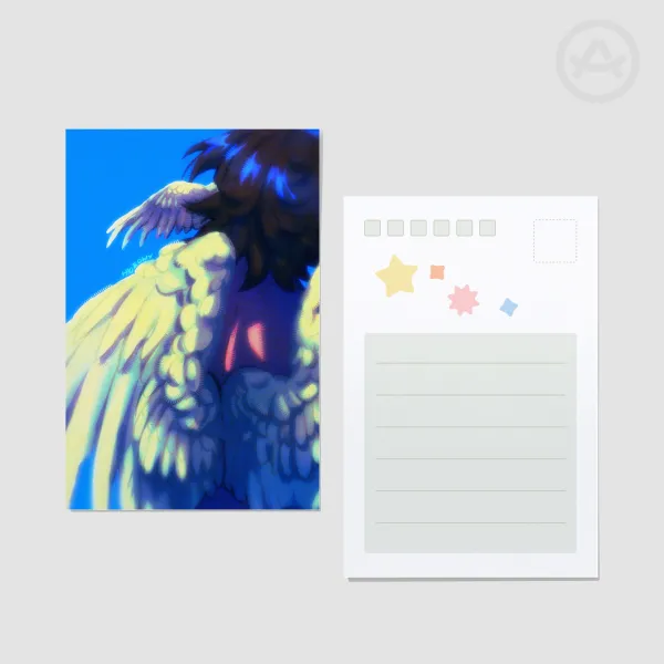 Freefall - postcard