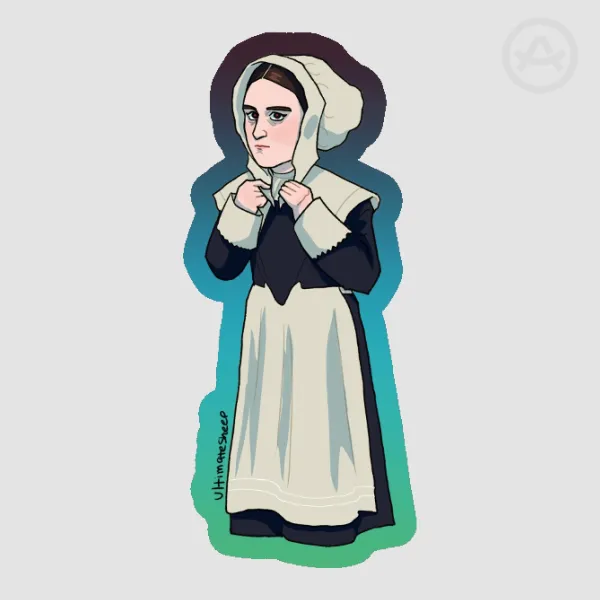 Ghosts CBS Patience Sticker