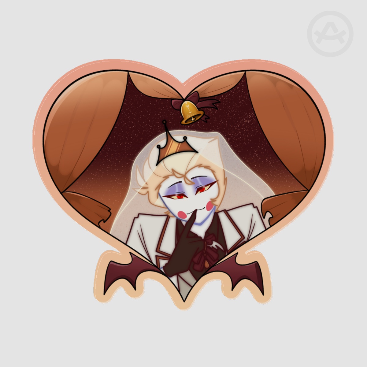 Wedding Lucifer || Acrylic Pin || Hellaverse Wedding Collab