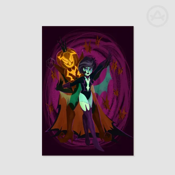 Venture bros. Halloween Monarch & Dr. girlfriend poster