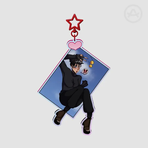 Trigun Stargaze Vash Falling Keychain