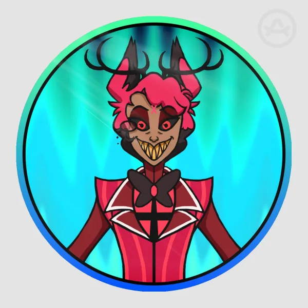 Alastor Fanart Sticker