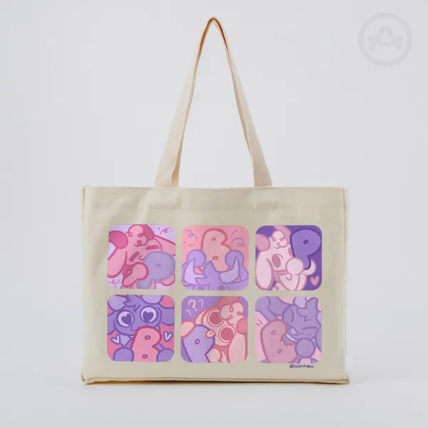 PuBoo vertical tote bag