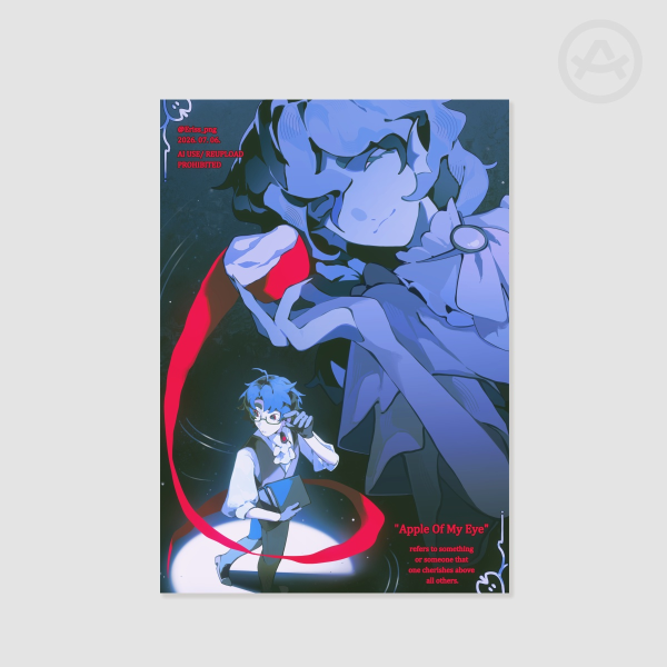"Apple of my eye" print
