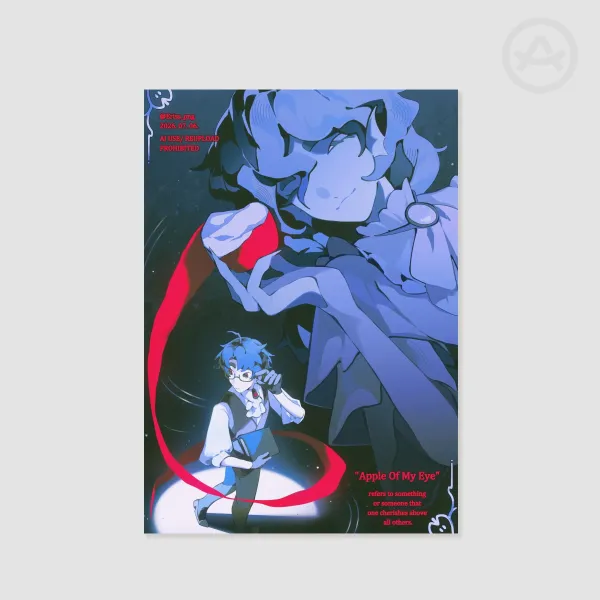 "Apple of my eye" print