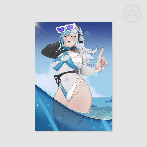 Summer Luna Snow Print