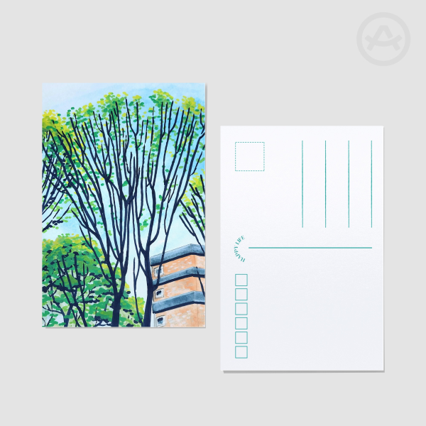Park Tree Postcard