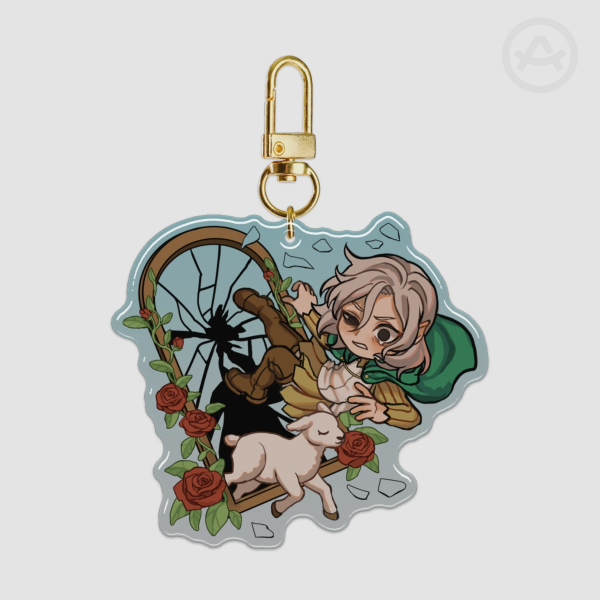 [ Delicious in Dungeon ] Mithrun Epoxy Clear Acrylic Keychains