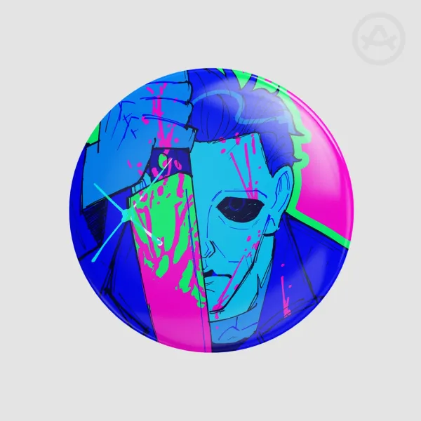 Michael Myers - Knife - Halloween Badges