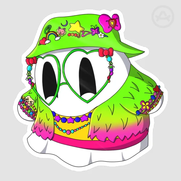 Decora Ghost Sticker
