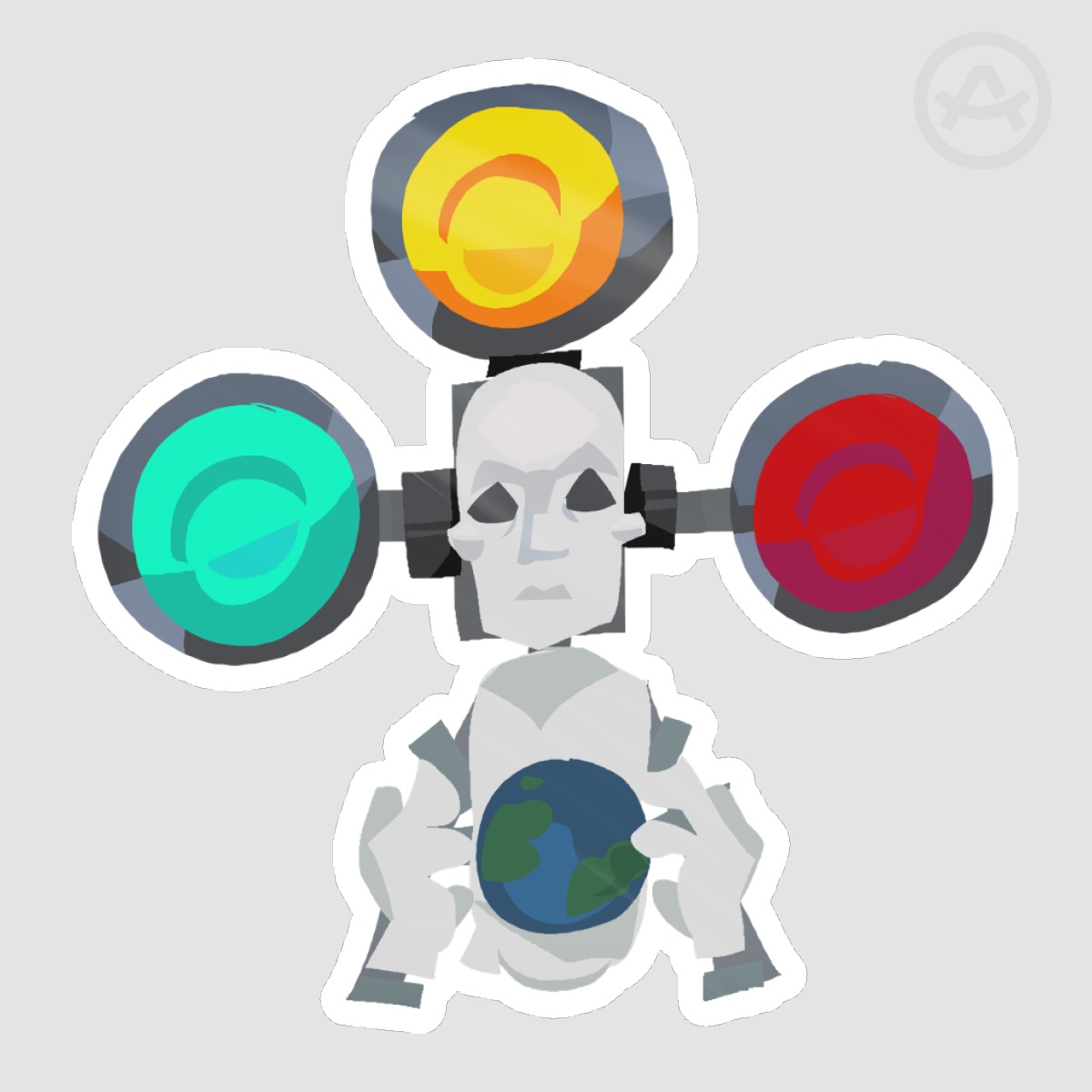 For mankind || Endacopia Sticker