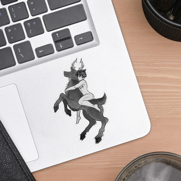 Lars PinUp DEER - Sticker