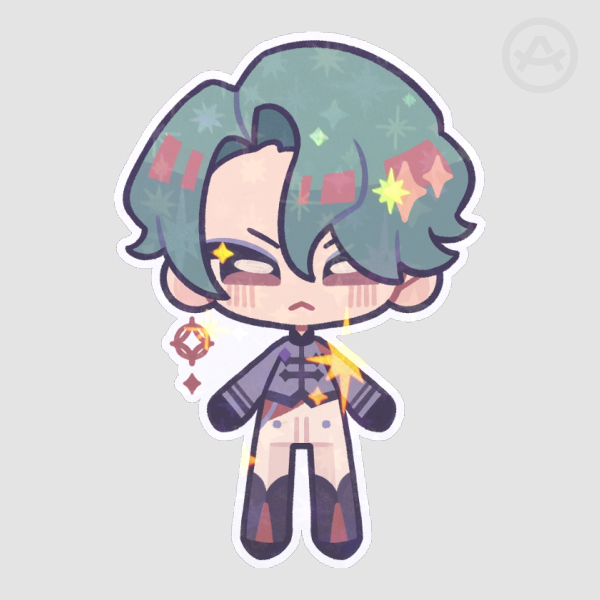 Freodore shiny sticker