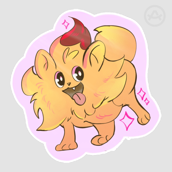 Pombon Pokémon Sticker!