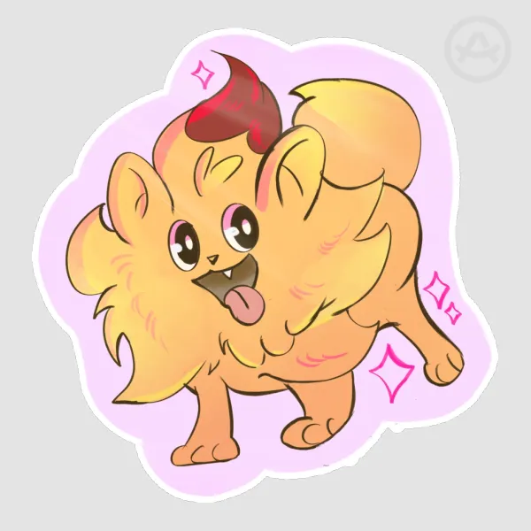 Pombon Pokémon Sticker!
