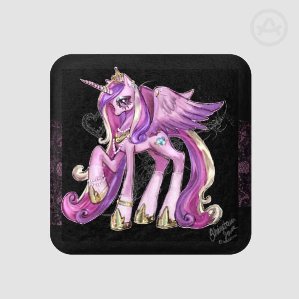 MLP Cadence Pony Square Plush Badge