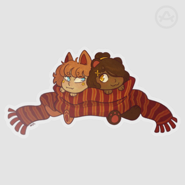 Scarf Time Sticker