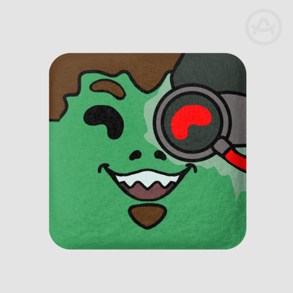 Docm77 Square Plush Badge