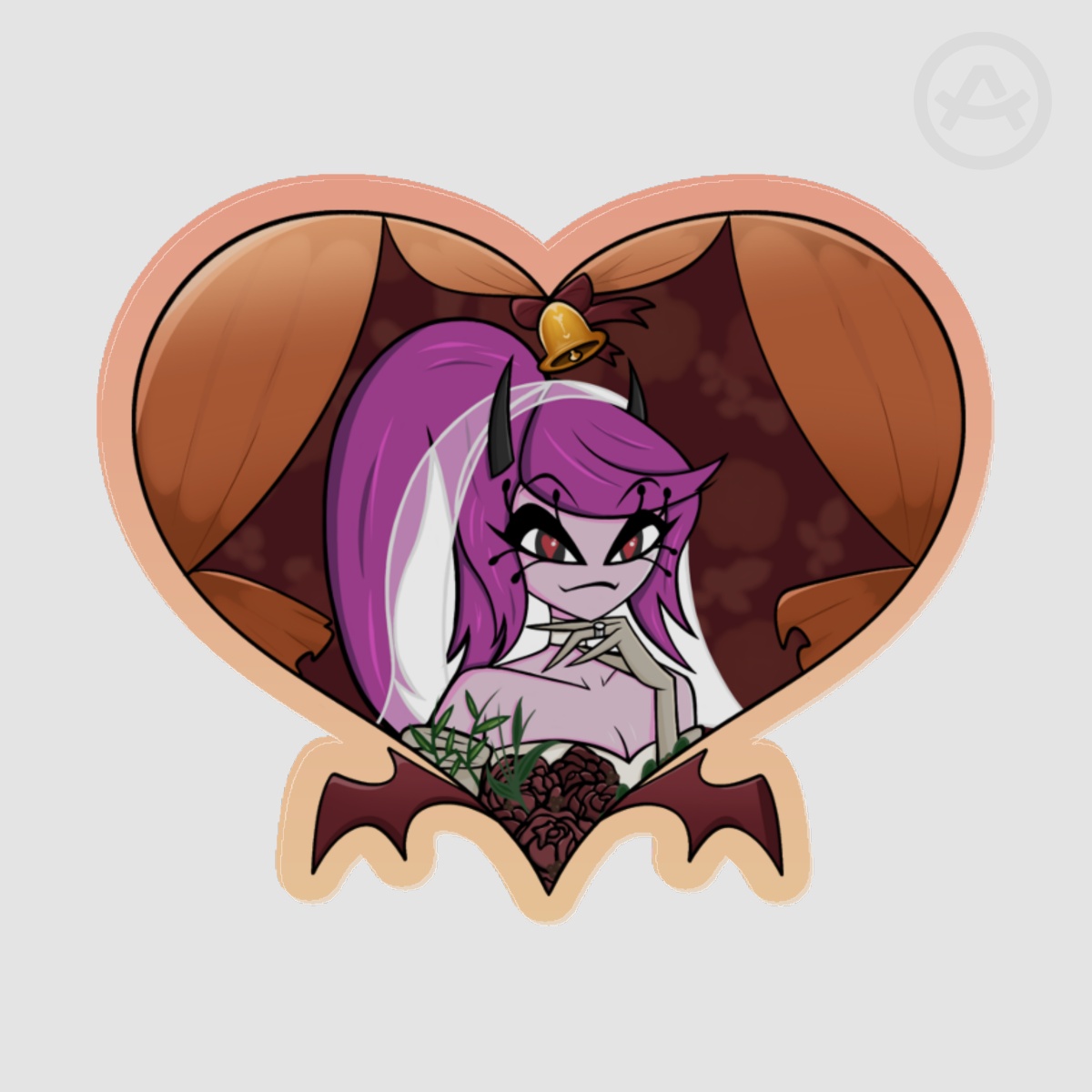 Bride Melissa Acrylic Pin || Wedding Hell-a-Collab