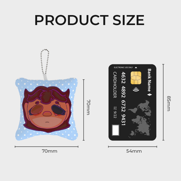 Mimi Moonlight Mini Pillow Keychain
