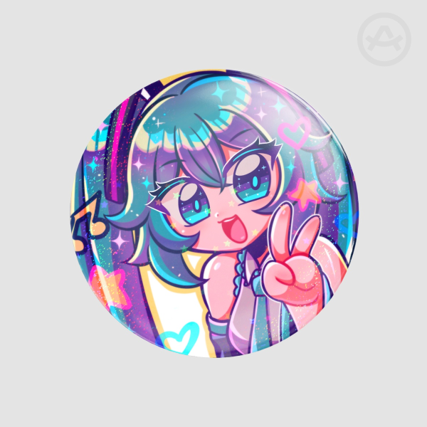 Miku Hatsune - Round Badges (Button Pins)