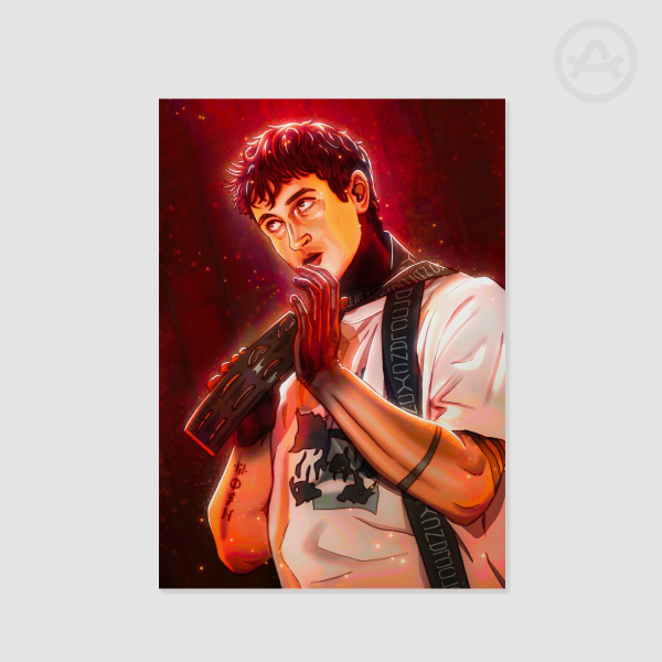 Tambourine Tyler A4 Poster/Print