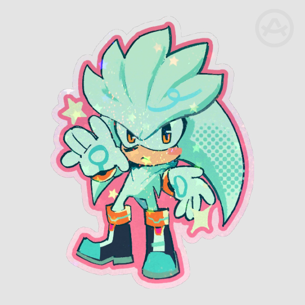 Silver the Hedgehog Sticker